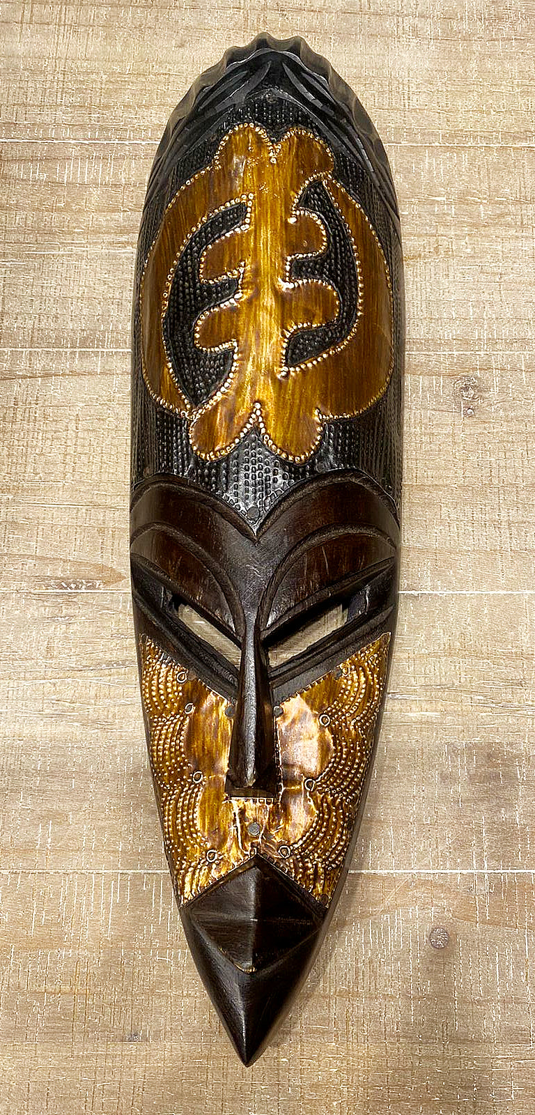 U.E.L handcrafted ebony mask (large)