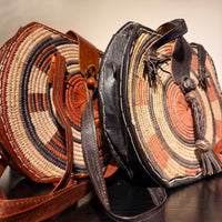 Leather Raffia Bag - O'ta'unu