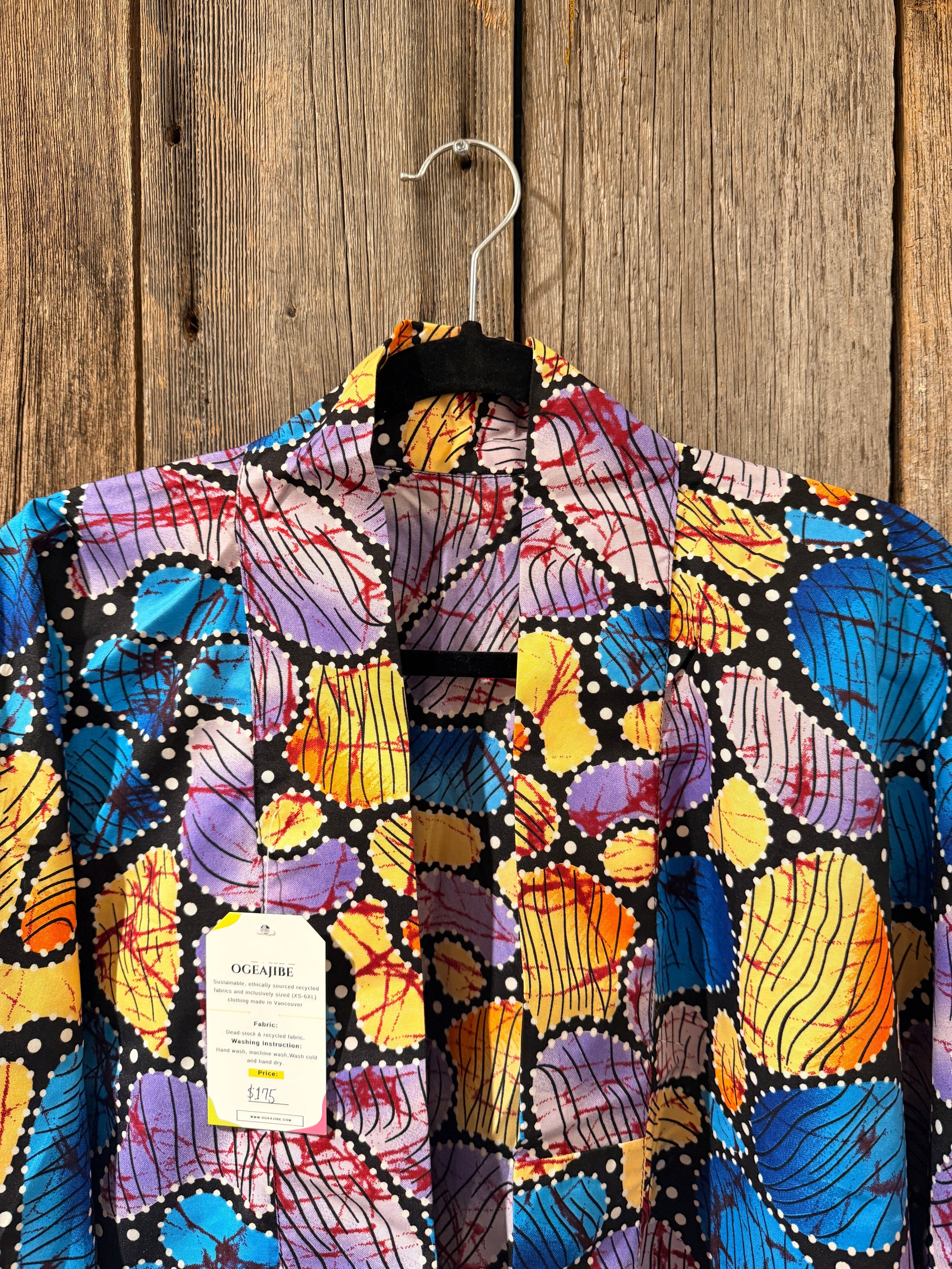 Oge Ajibe African print kimono/jacket