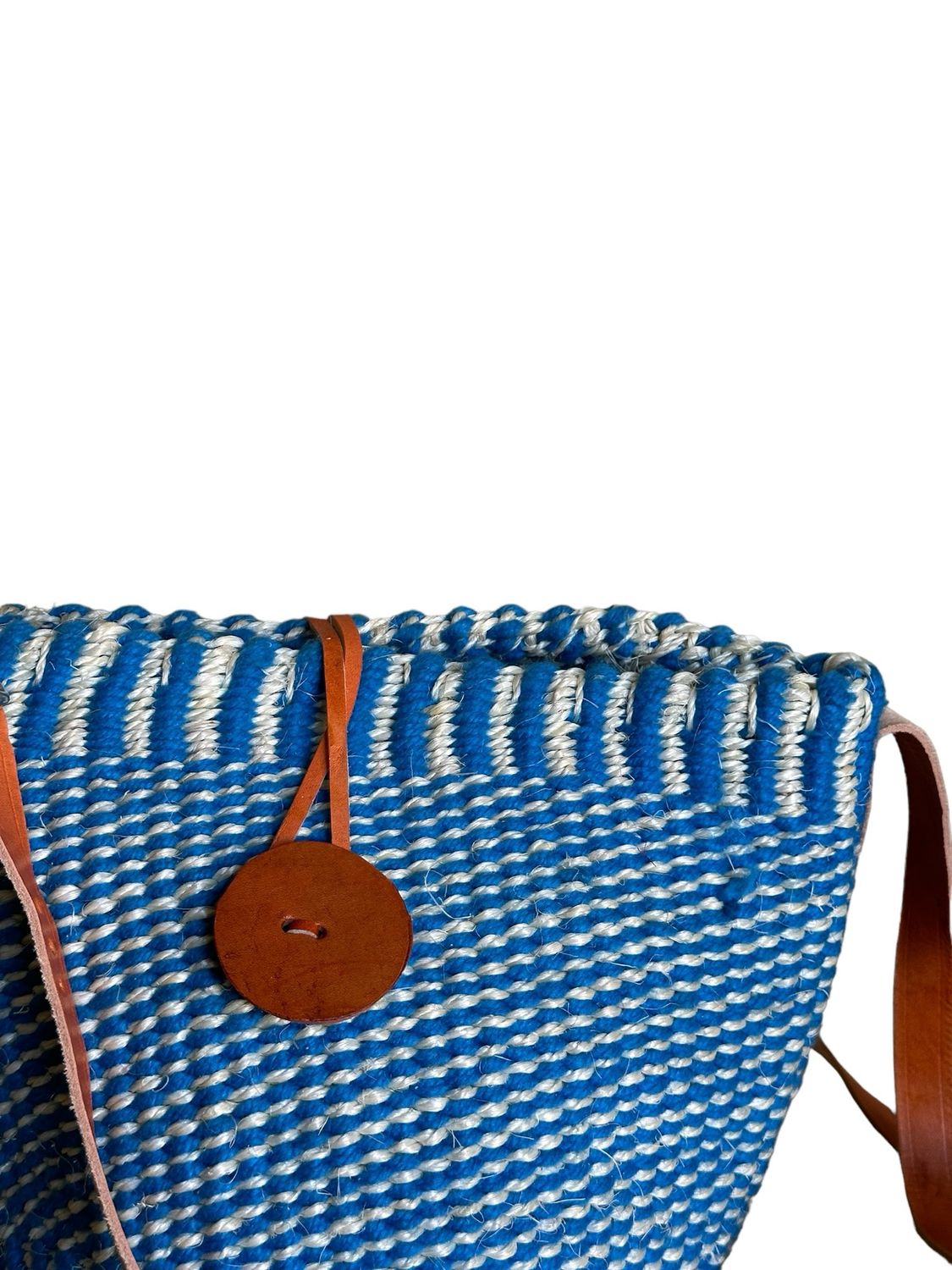 Baby Blue/White petite basket- Boostani