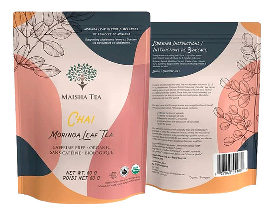 Maisha Tea - Chai Moringa Leaf Tea 60 g