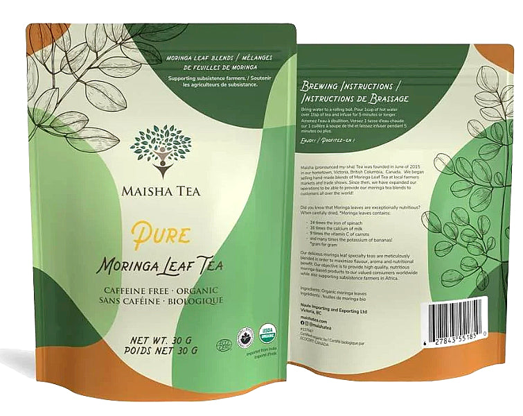 Maisha Tea - Pure Moringa Leaf Tea 30g