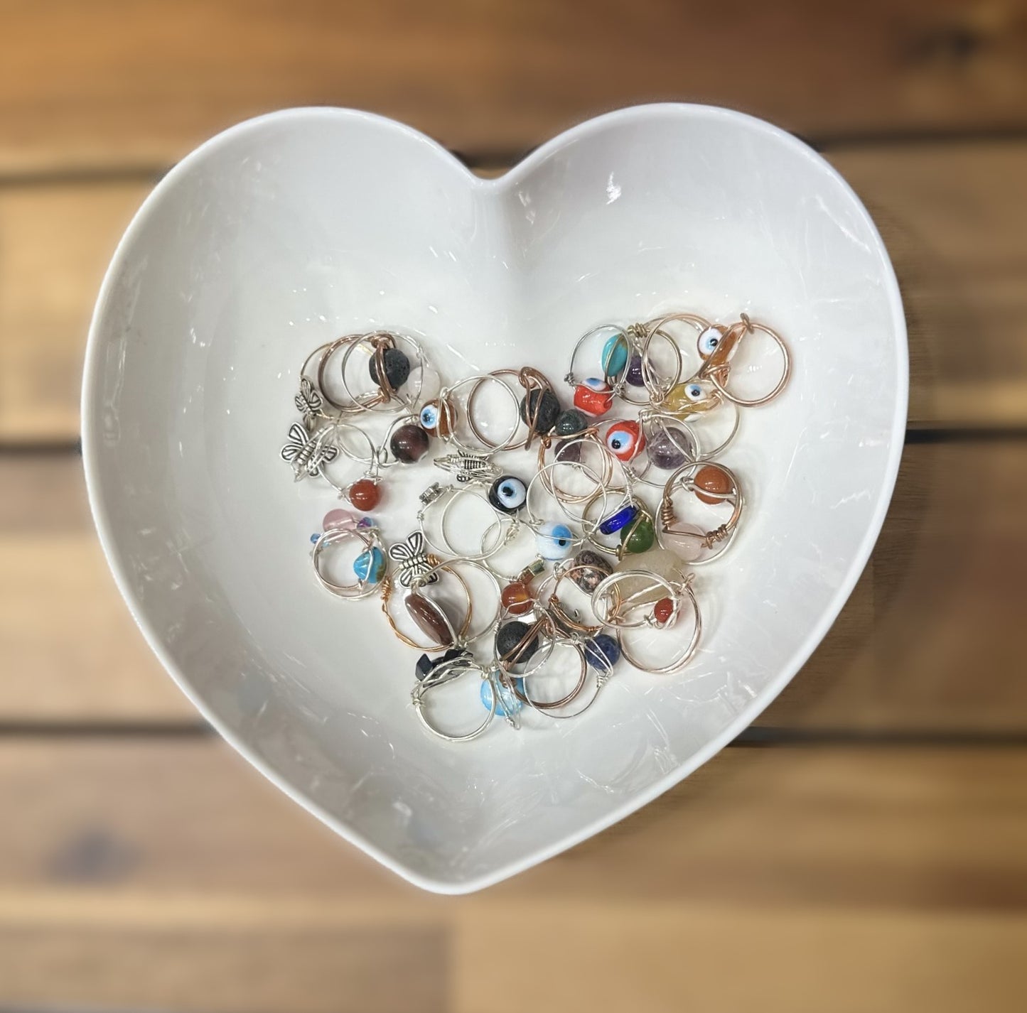 Wire Wrapped Rings - (Assorted) A & T Apothecary-Taiynesha