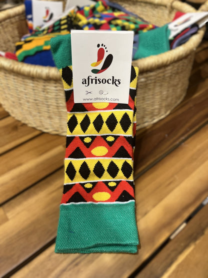 AFRICAN PRINTED SOCKS