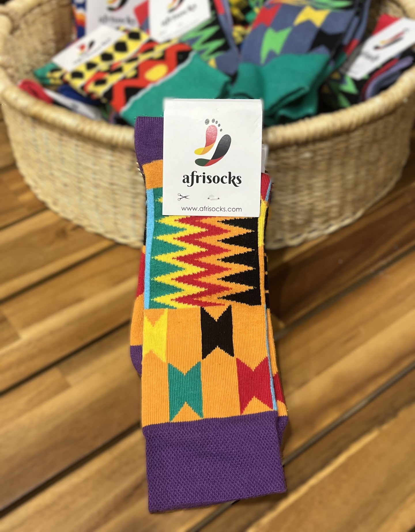 AFRICAN PRINTED SOCKS