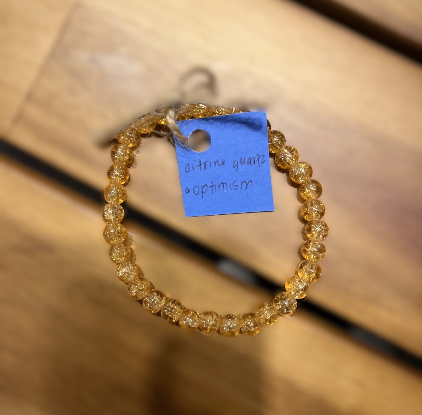 Crystal beaded Bracelet - I Trust Vibes