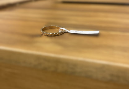 Assorted gold rings -i trust vibes